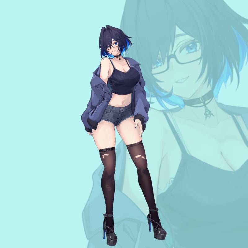 Kronii Standee by Yuki Azuya