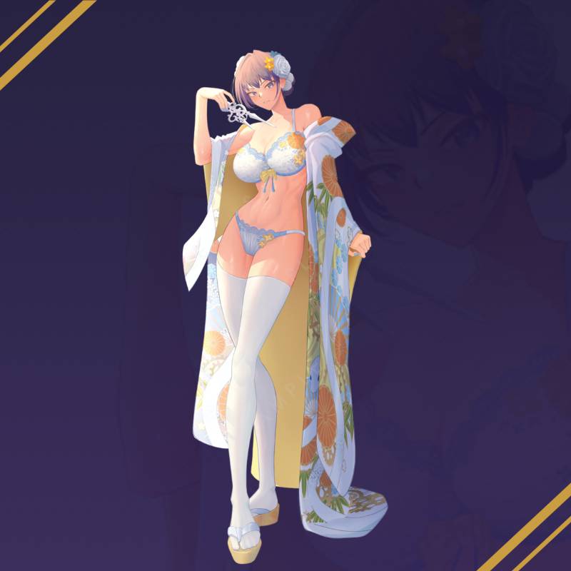 Ouro Kronii New Year Lingerie Standee by Pawz212