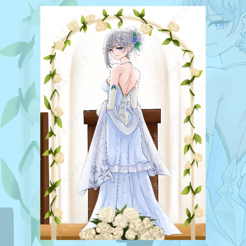 Vestia Zeta Wedding diorama by MikeDrawArt