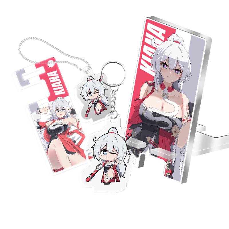 Kiana Phonestand Keychain + Phonestand + Keychain Bundle by Marin Liekuriva