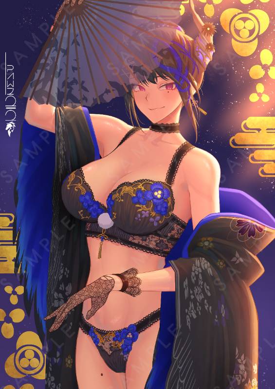 Nerissa Ravencroft Lingerie Foil Card by Pawz212