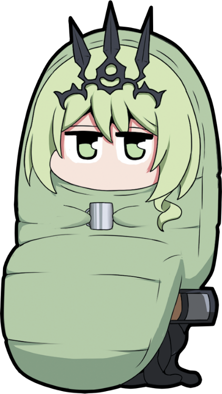 Mobius Sleeping Bag Acrylic Keychain by Marin Liekuriva