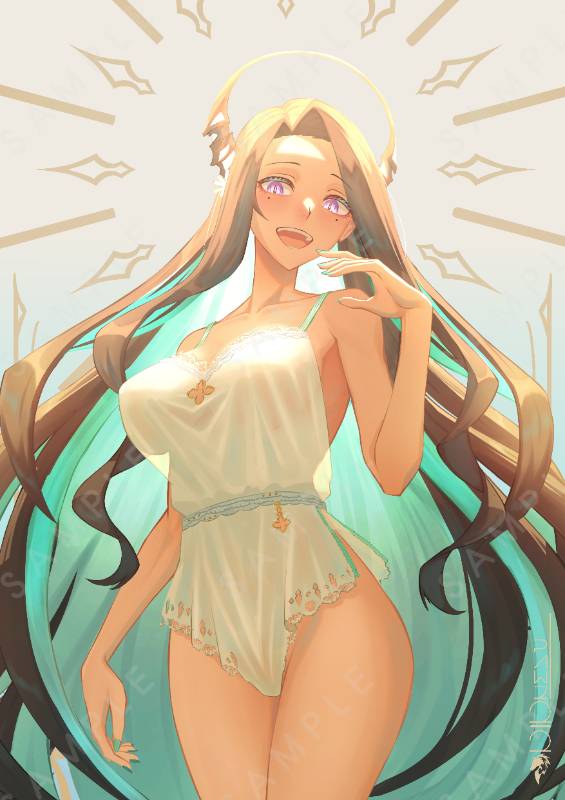 Malpha Ravencroft Lingerie Foil Card by Pawz212