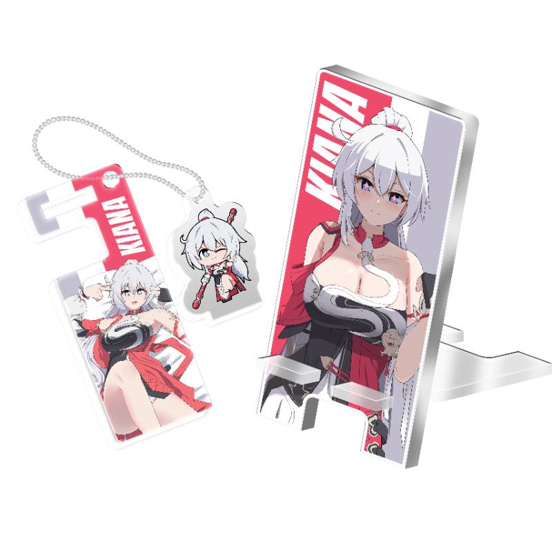 Kiana Phonestand Keychain + Phonestand Bundle by Marin Liekuriva