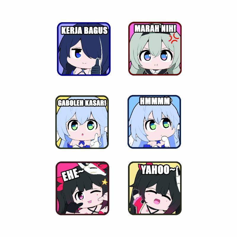 Honkai Star Rail Stickers CF21 Edition by Marin Liekuriva
