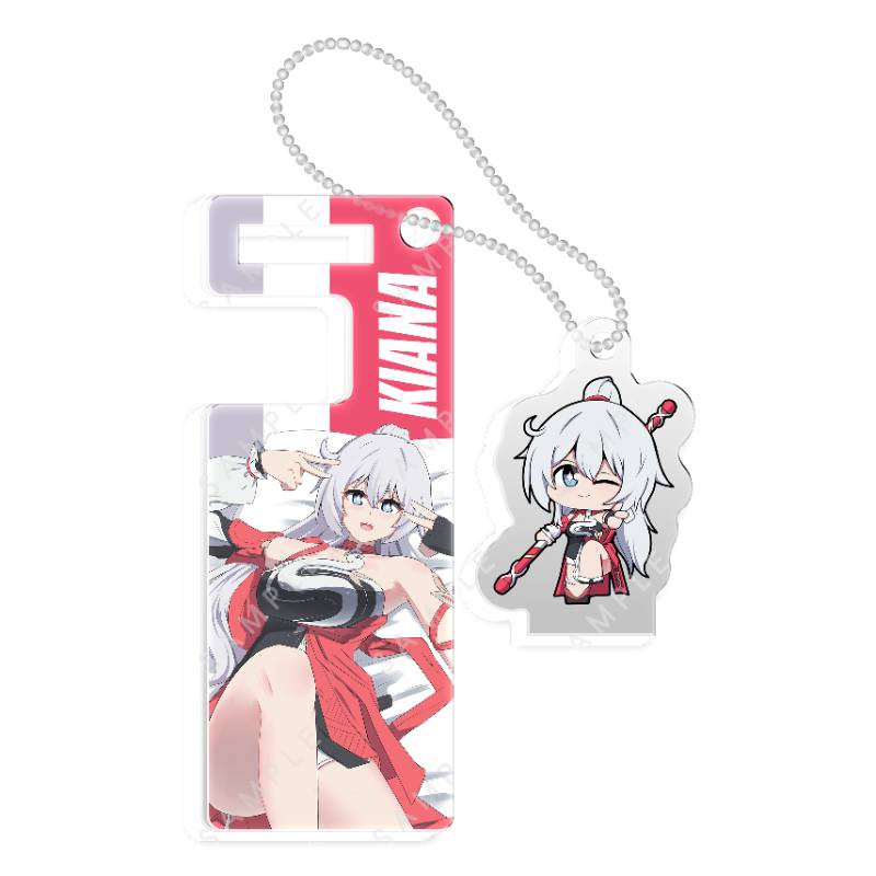 Kiana Phonestand Keychain by Marin Liekuriva