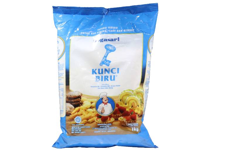 KUNCI BIRU TEPUNG TERIGU UNTUK KUE KERING CAKE DAN BISKUIT 1kg