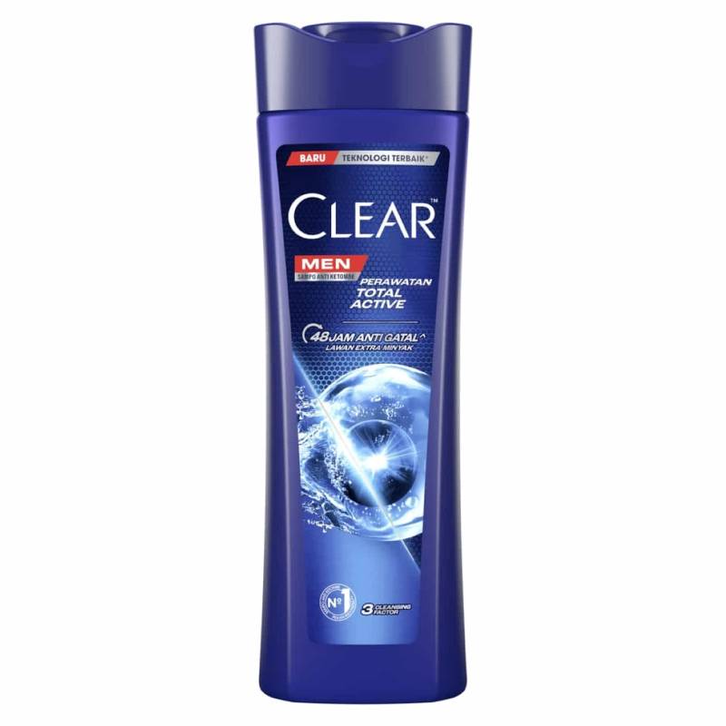 CLEAR SHAMPO MEN ANTI KETOMBE COMPLETE CARE 160ML