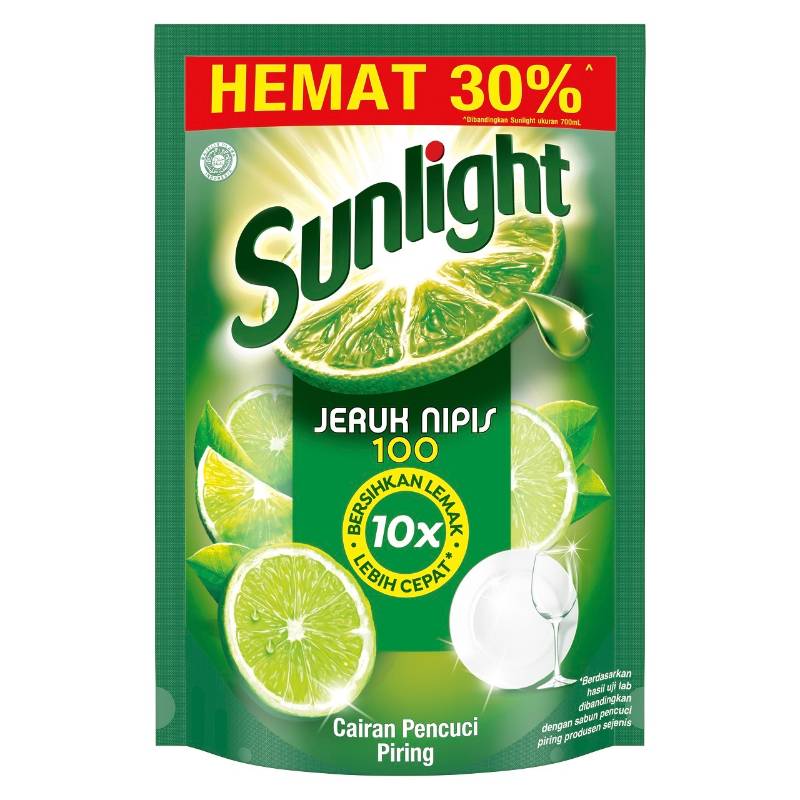 SUNLIGHT DISH WASH JERUK NIPIS POUCH PENCUCI PIRING 650ML