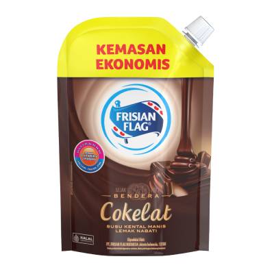 FRISIAN FLAG KENTAL MANIS ENERGO COKELAT POUCH 534GR