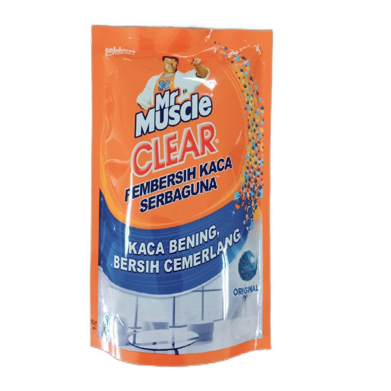 MR MUSCLE CLEAR PEMBERSIH KACA SERBAGUNA ORIGINAL REFILL 400ML
