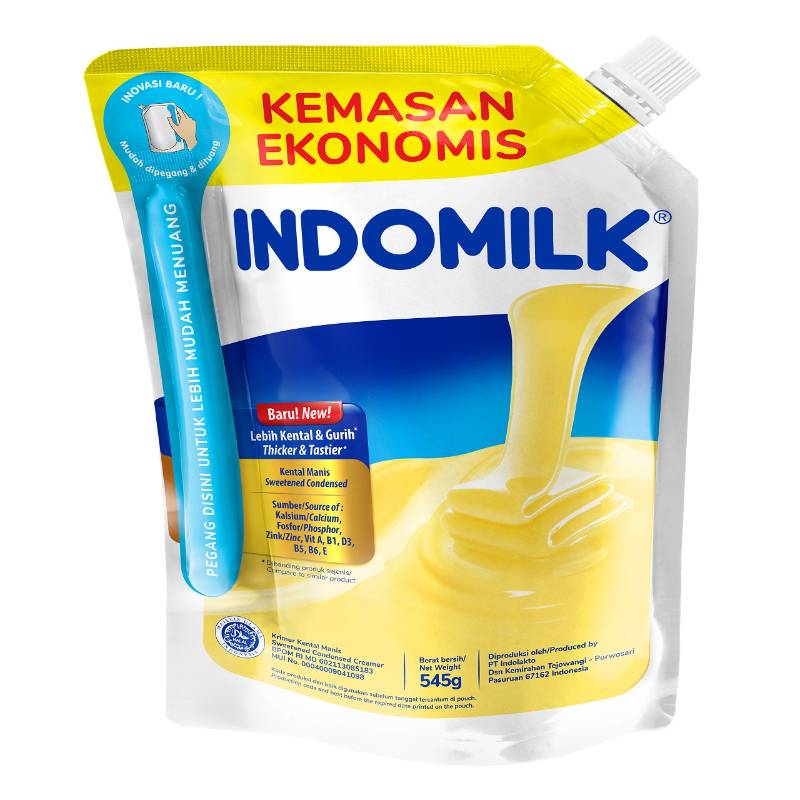 INDOMILK KRIMER KENTAL MANIS PUTIH POUCH 545GR