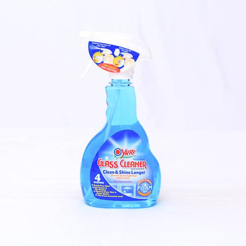 YURI GLASS CLEANER PEMBERSIH KACA FRESH BLUE PUMP / SPRAY BOTOL 500ML