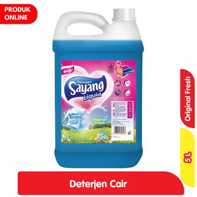 Sayang Deterjen Cair Original Fresh Jerigen 5 L