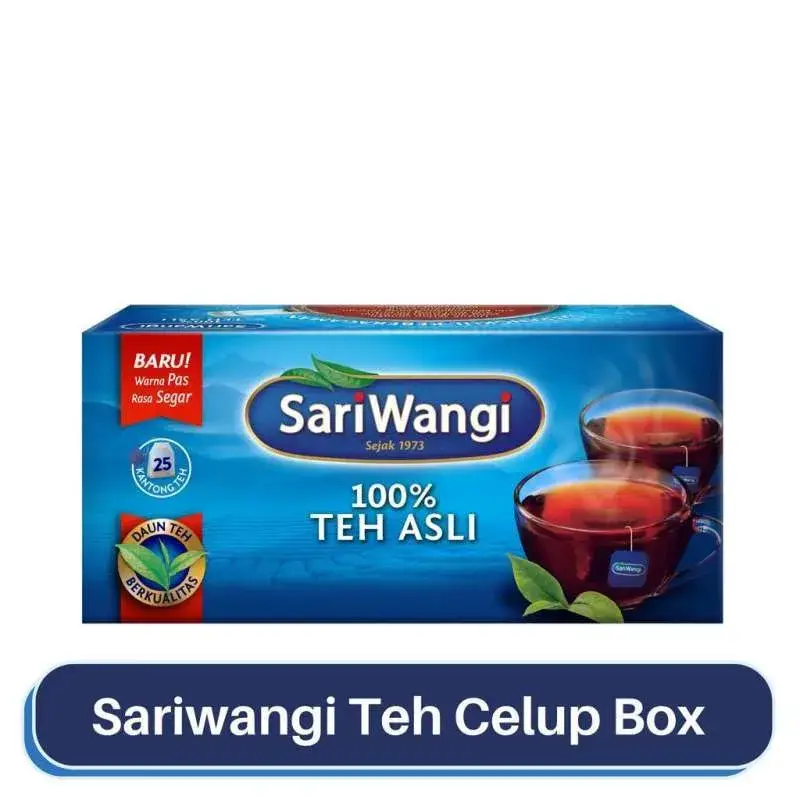 SARIWANGI TEH HITAM ASLI+TEH MELATI 30'S