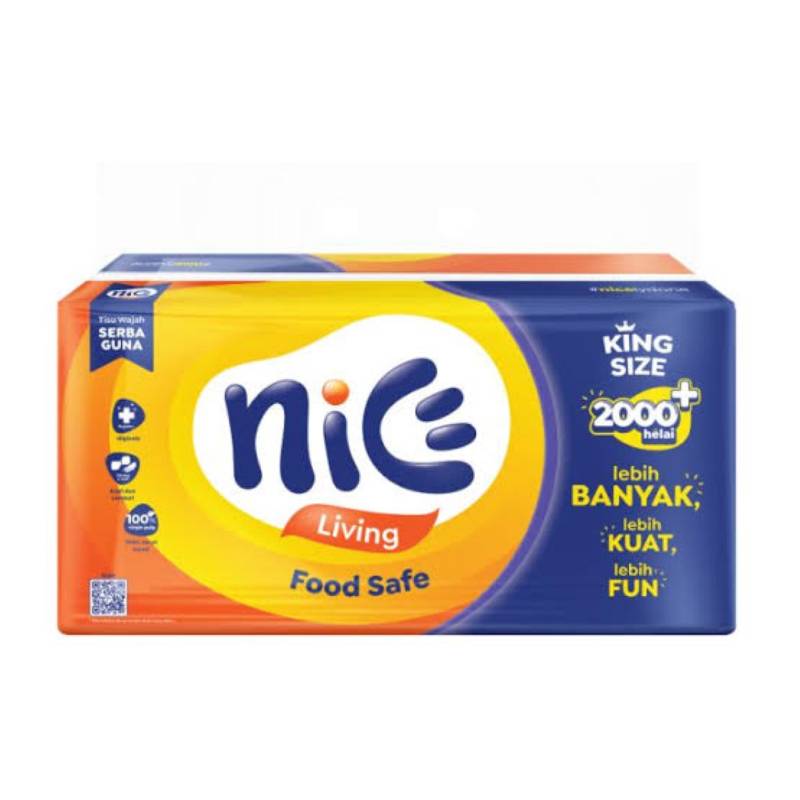 NICE TISSU 2537 FACIAL TISSUE LIVING KING SIZE GENUNE 1000GR