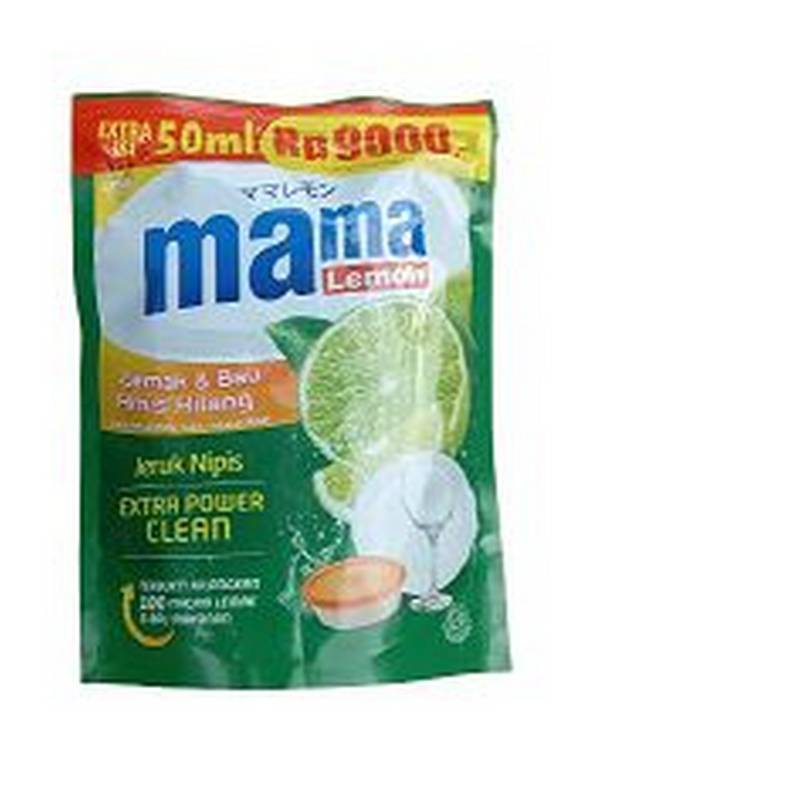 MAMA LEMON DISH WASH JERUK NIPIS EXTRA POWER CLEAN REFILL 680ML