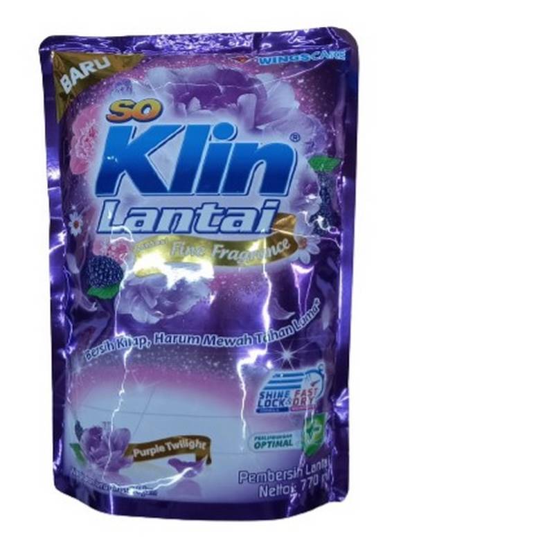 SOKLIN LANTAI UNGU SENSASI FINE FRAGRANCE PURPLE TWILIGHT 770ML