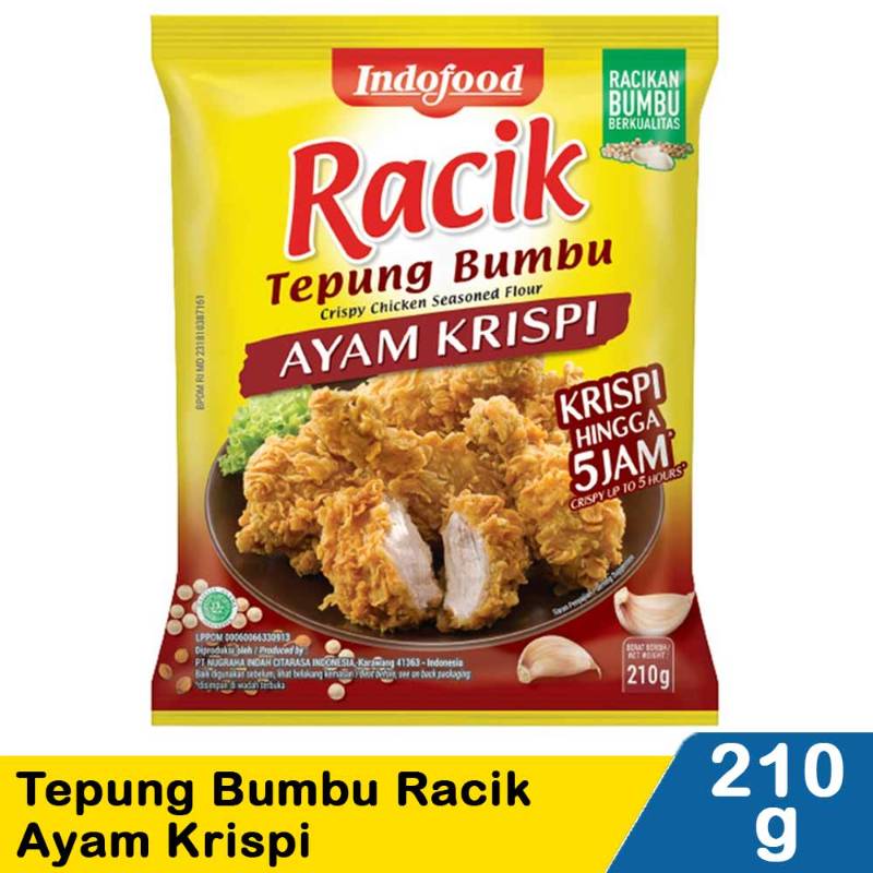 INDOFOOD RACIK TEPUNG BUMBU AYAM KRISPI 210GR