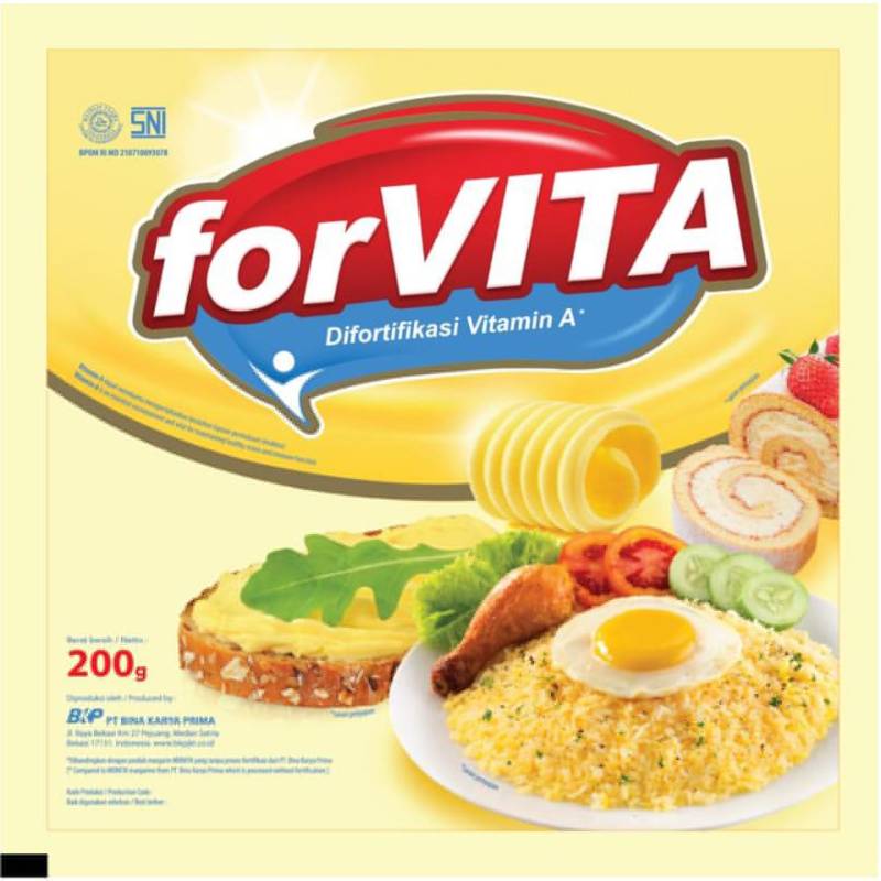 FORVITA MARGARINE SACHET 200GR