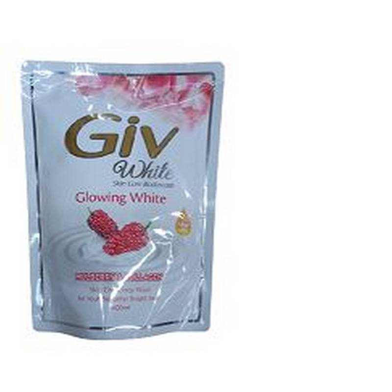 GIV WHITE BODY WASH MULBERRY AND COLLAGEN GLOWING WHITE REFILL 400ML