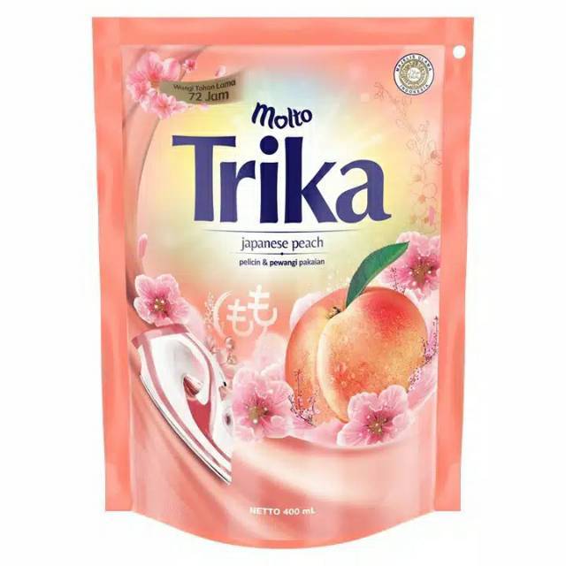 MOLTO TRIKA PELICIN PAKAIAN JAPANESE PEACH REFIL 300ML