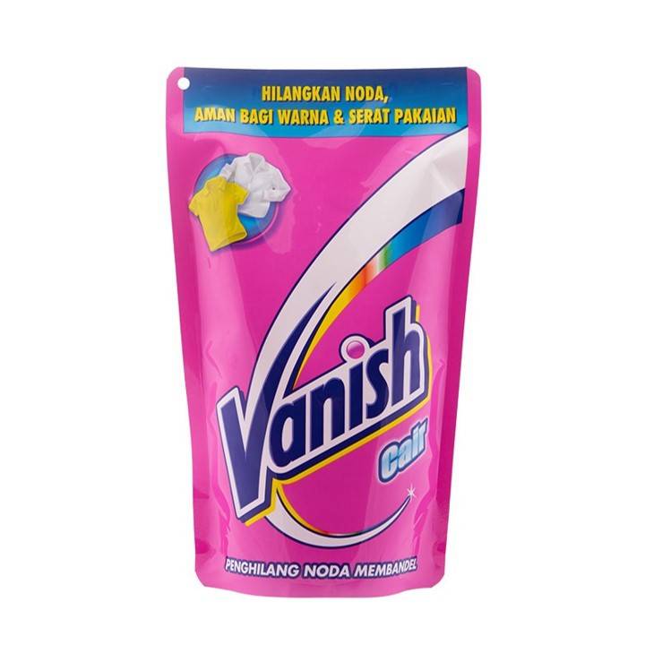 Vanish Penghilang Noda Pakaian Cair Pink Refill 750 ml