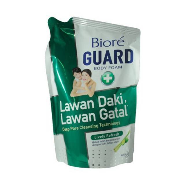 BIORE GUARD BODY FOAM REFRESH LEMONGRASS REFFILL 400ML