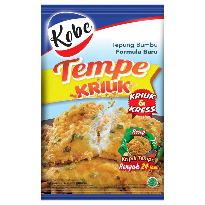 KOBE TEPUNG BUMBU TEMPE GORENG KRIUK 70GR