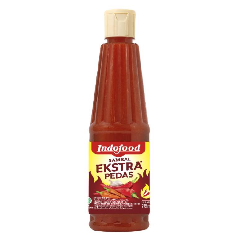 INDOFOOD SAOS SAMBAL EXTRA PEDAS 275ML