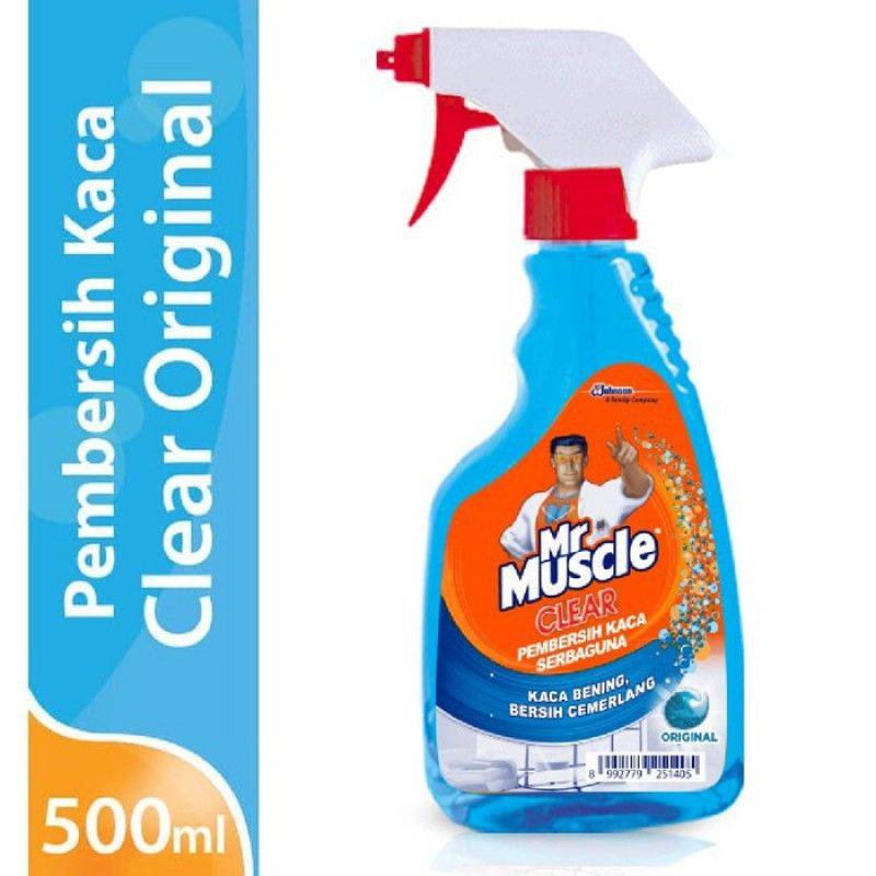 MR MUSCLE CLEAR PEMBERSIH KACA SERBAGUNA ORIGINAL PUMP / SPRAY 500ML