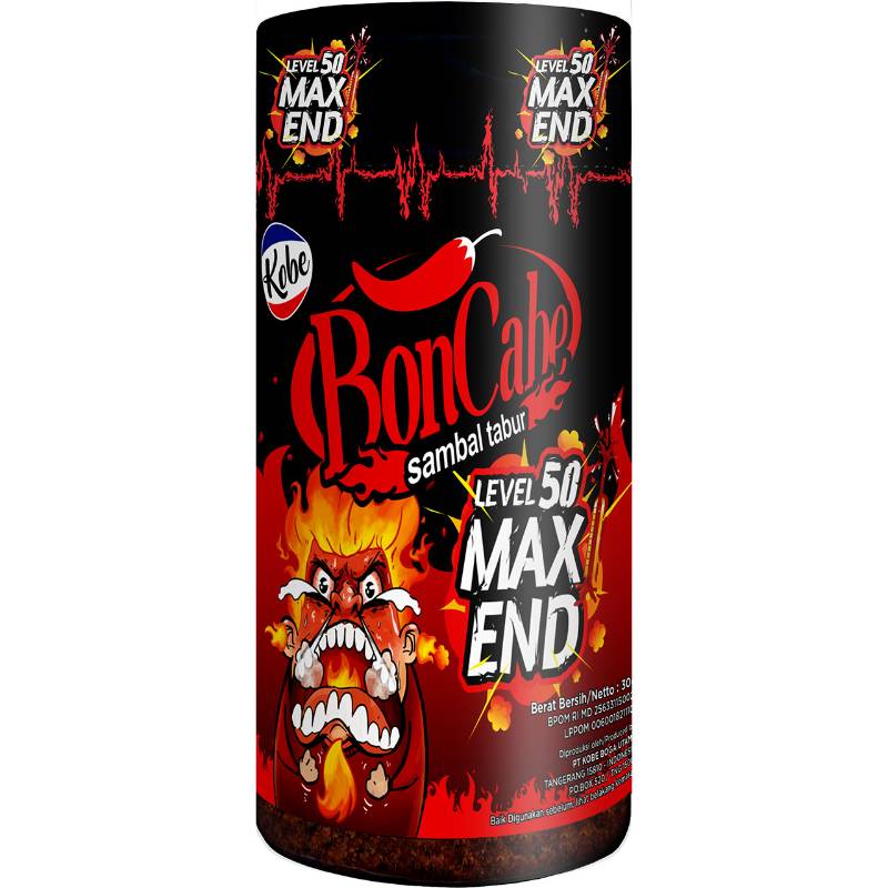 BONCABE SAMBAL TABUR MAX END LEVEL 50 BOTOL 30GR