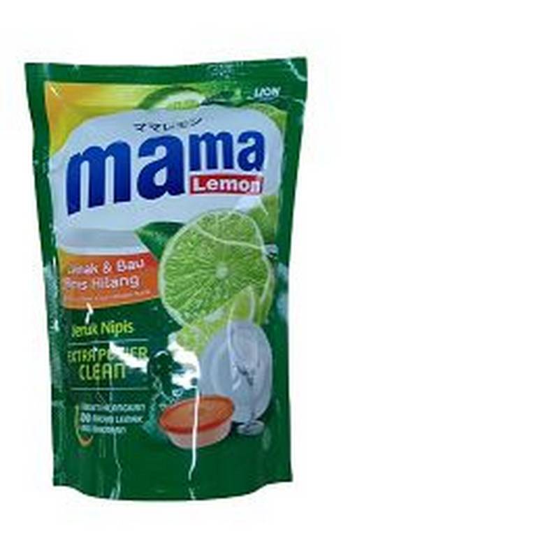 MAMA LEMON DISH WASH JERUK NIPIS EXTRA POWER CLEAN REFILL 400ML