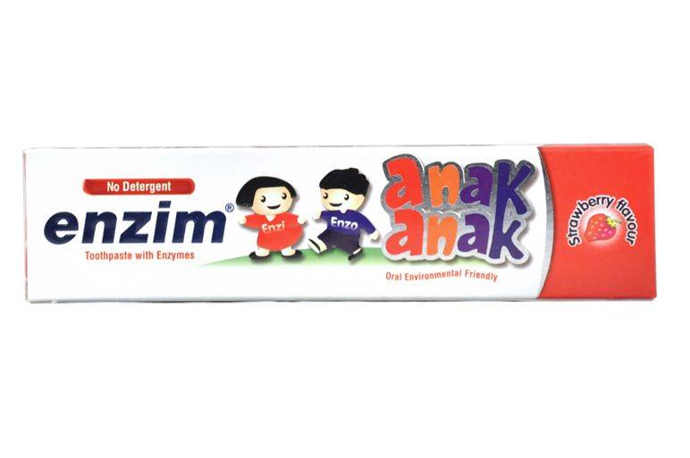 ENZIM PASTA GIGI ANAK ANAK STRAWBERRY FLAVOUR 63GR