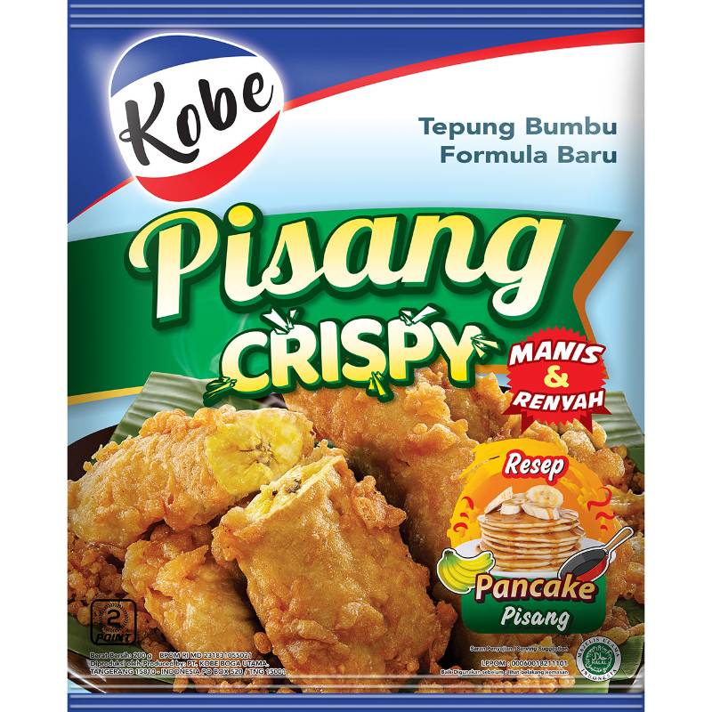 KOBE TEPUNG BUMBU PISANG GORENG CRISPY 220GR