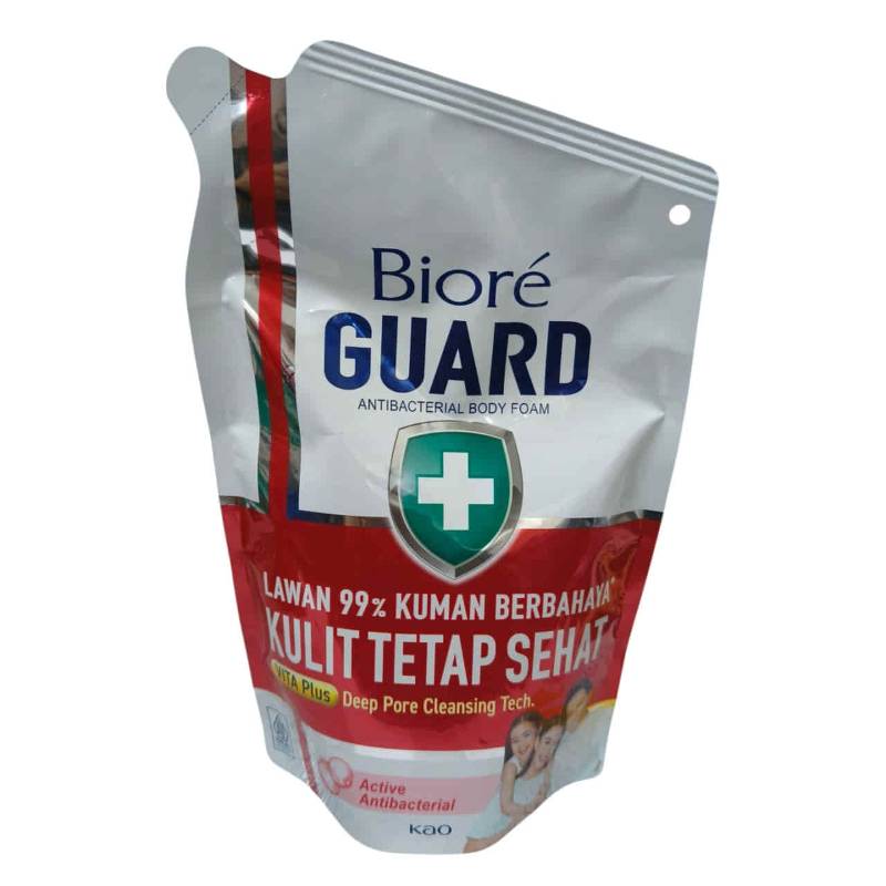 BIORE GUARD BODY FOAM ACTIVE ANTIBACTERIAL REFFILL 400ML