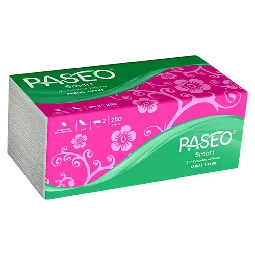 PASEO TISSUE FACIAL TISSUE SMART FOR EVERYDAY SOFTNES 250SHEET