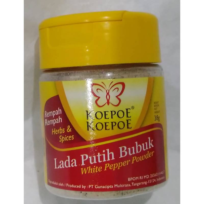 KOEPOE KOEPOE BUMBU MASAK LADA PUTIH HALUS 38GR