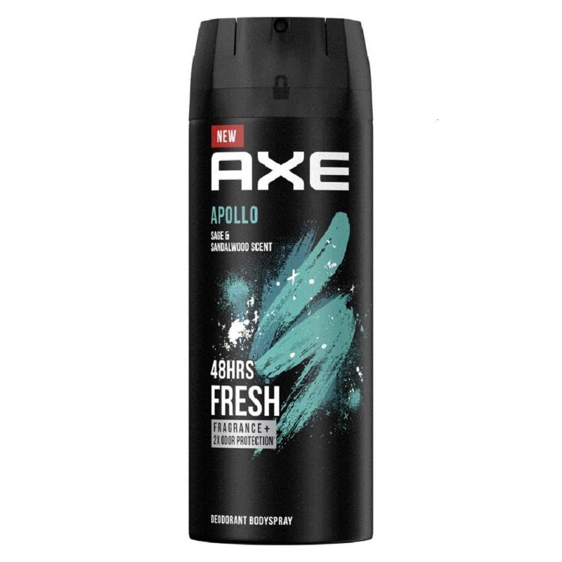 AXE BODY PERFUME DEODORANT BODYSPRAY APOLLO SAGE & SANDALWOOD SCENT 135ML