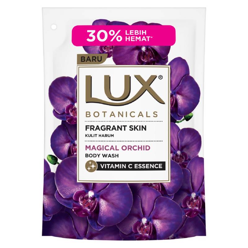 LUX BODY WASH BOTANICALS FRAGRANT SKIN MAGICAL ORCHID REFIL 400ML