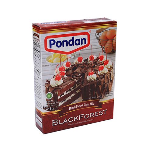 PONDAN BLACK FOREST CAKE MIX BLACK FOREST 418GR