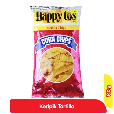 HAPPYTOS SNACK TORTILLA CORN CHIPS MERAH
