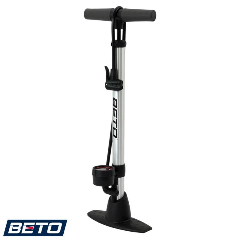 Bomba Inflador de Pie Beto Con Manometro CMP-069