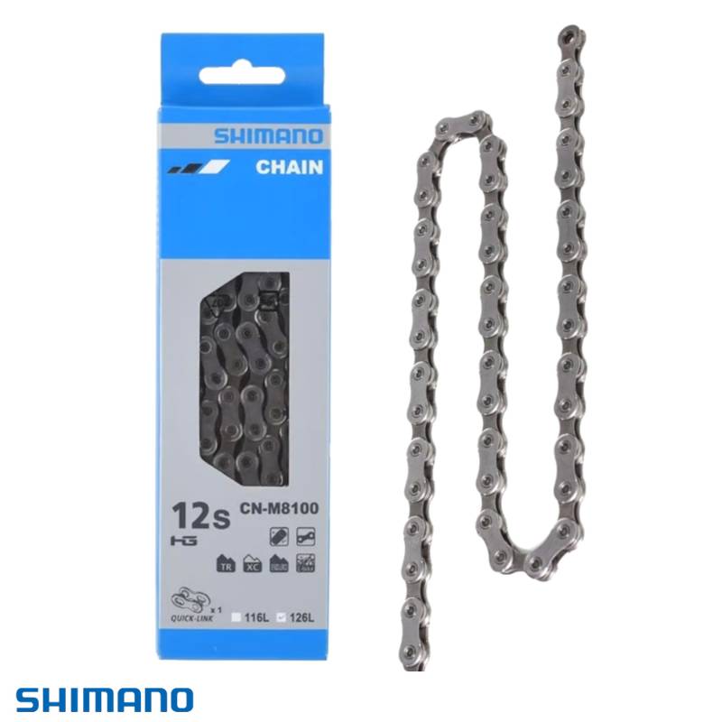Cadena Shimano M8100 Deore XT 12V E-Bike 126L