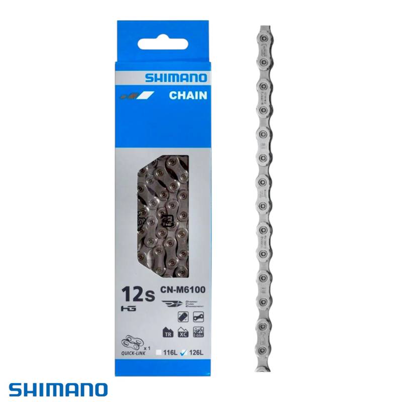 Cadena Shimano M6100 Deore 12V E-Bike 126L