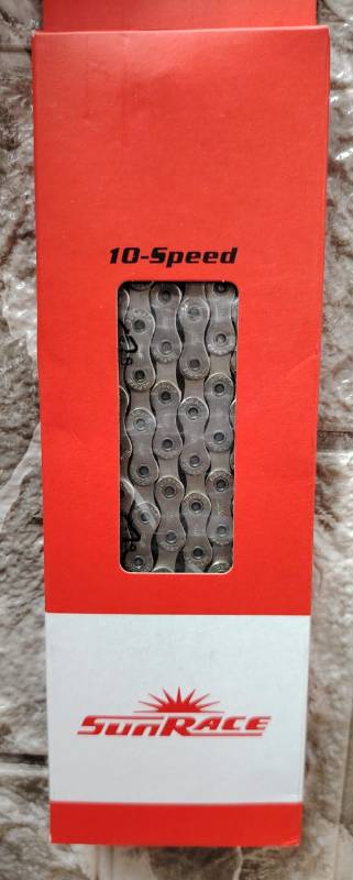 Cadena Sunrace 10V 126L
