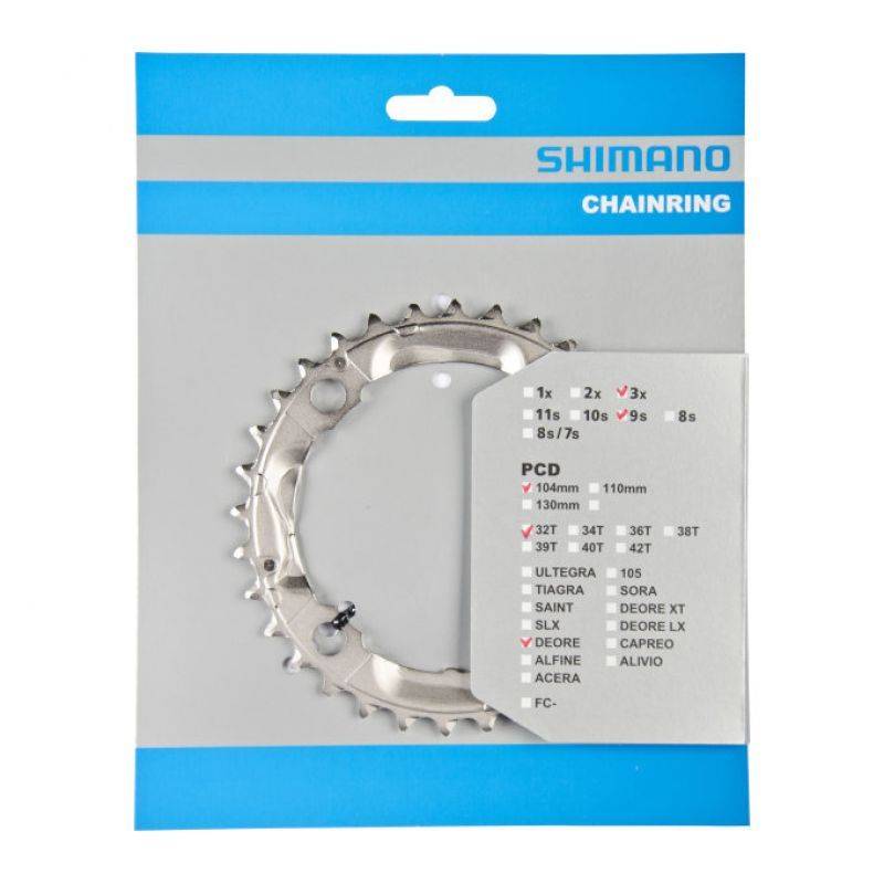 Plato Medio 32t Triplato Shimano Deore M532