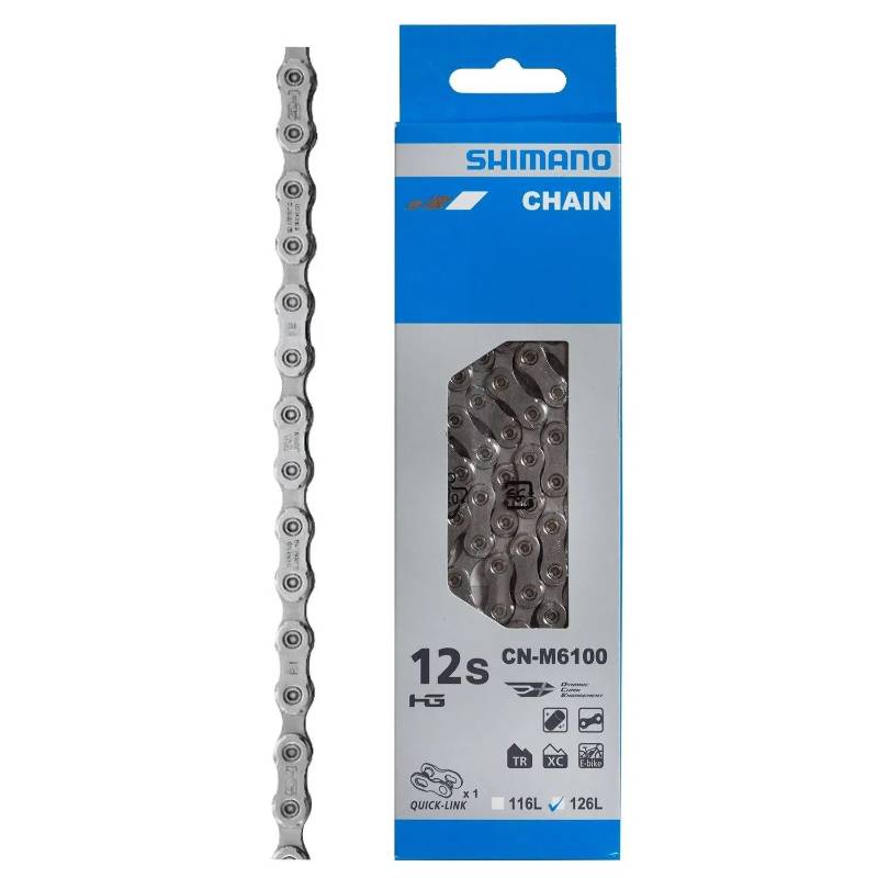 Cadena Shimano M8100 Deore XT 12V E-Bike 126L