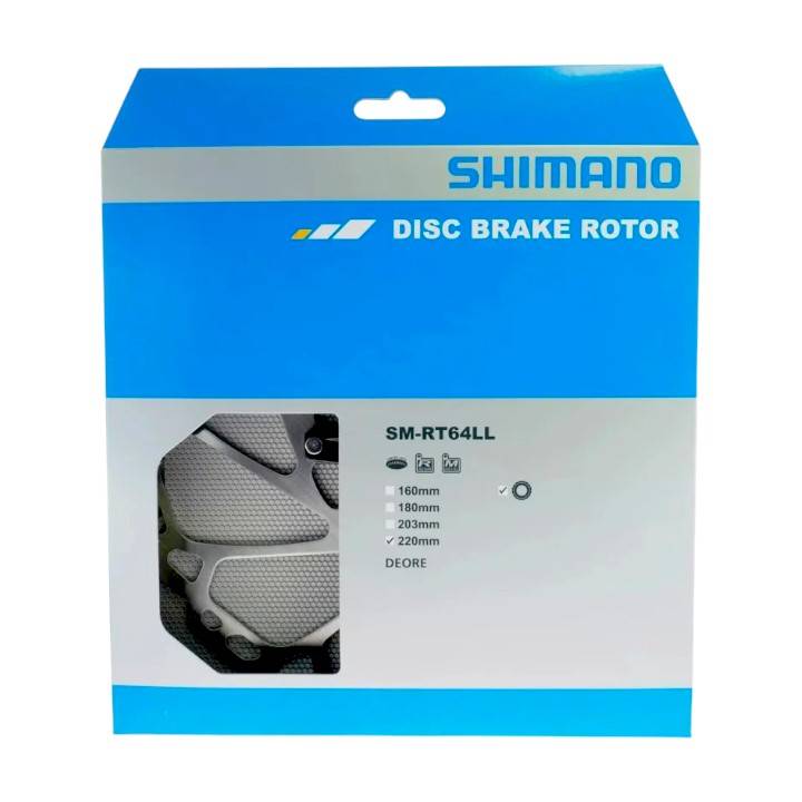 Discos de freno Shimano RT64 220mm