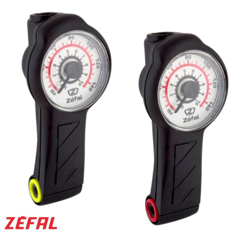 Medidor de Presion de Aire Zefal Twin Graph (Presta y Schrader)
